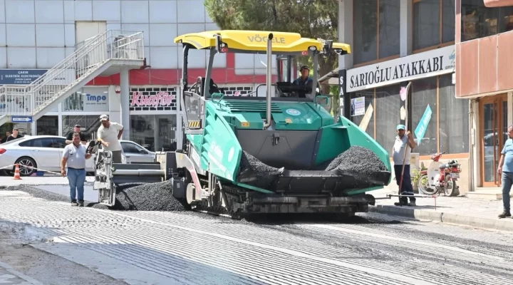 Manisa’da yol yapım çalışmaları tam gaz!