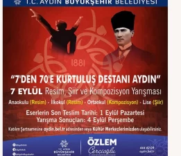 Aydın’da 7 Eylül temalı yarışma