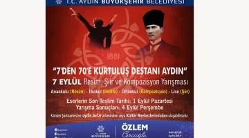 Aydın’da 7 Eylül temalı yarışma