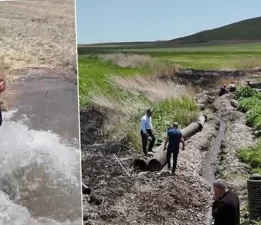 İçme suyu hattına sabotaj iddiası: İlçe susuz kaldı