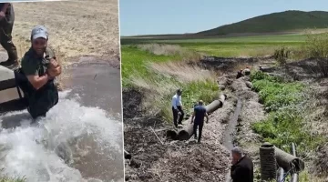 İçme suyu hattına sabotaj iddiası: İlçe susuz kaldı