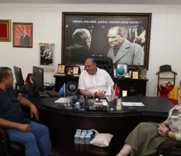 Başkan Çiçek, Muhtarlar Derneği’ni ağırladı