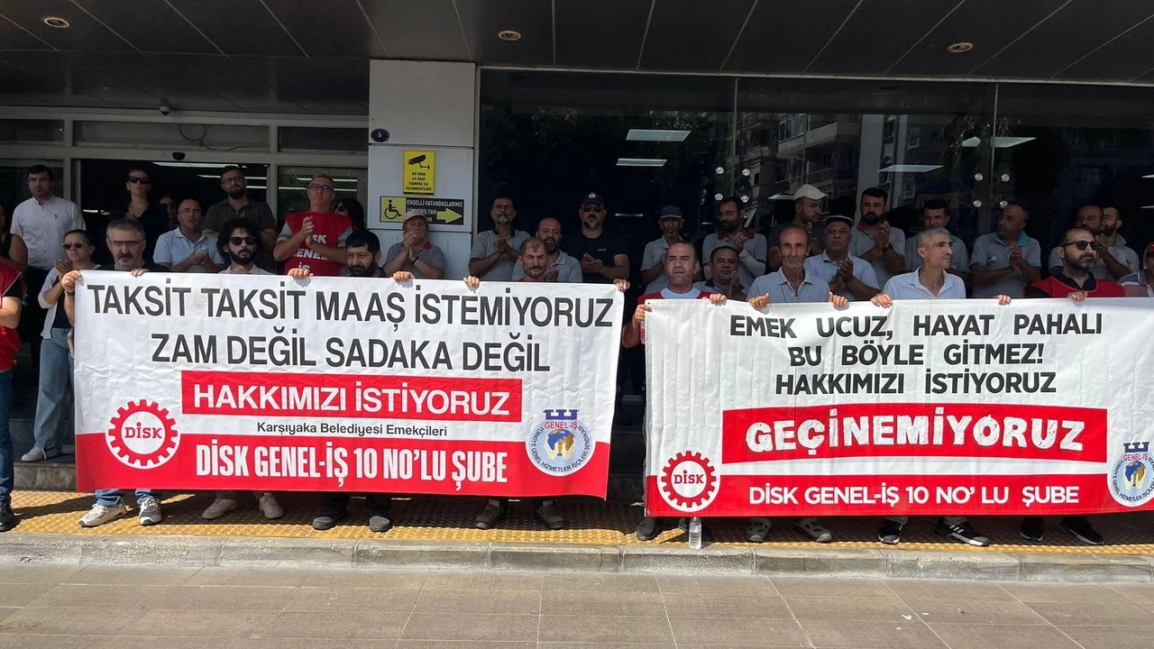 Karşıyaka Belediyesi’nin önü eylem alanı!