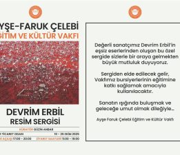 Devrim Erbil Sergisi, Bursiyerler İçin İzmir’de