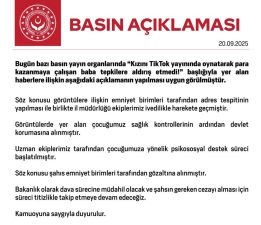 BASINA VE  KAMUOYUNA DUYURU