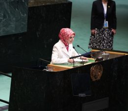 Bakan Göktaş, Dördüncü Dünya Kadın Konferansı Genel Kurul Üst Düzey Toplantısı’nda konuştu
