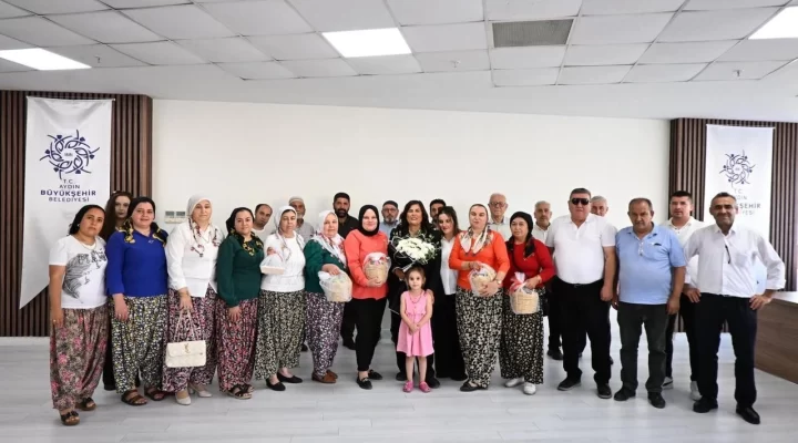 Başkan Çerçioğlu’na Ilıdağlı vatandaşlardan ziyaret