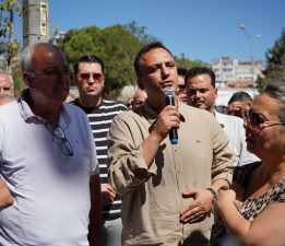 CHP Bornova’da ‘baba evi’ nöbeti