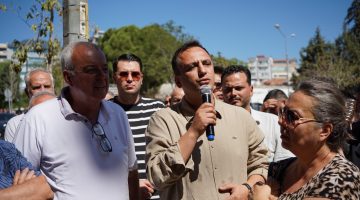 CHP Bornova’da ‘baba evi’ nöbeti
