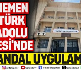 MENEMEN’DE EĞİTİM SKANDALI