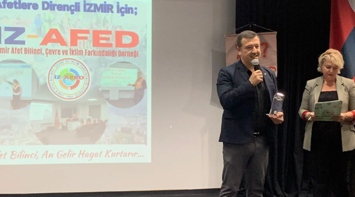 Nhaberizmir’e Afet Bilinci Ödülü