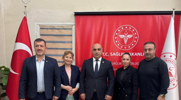 İzmir il Sağlık Müdürüne Ege Basın Yayın Derneği’nden Sıcak Ziyaret