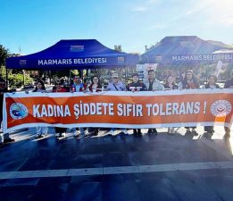 MARMARİS’TE GÜNDÜZ GECE KADINA ŞİDDETLE MÜCADELE