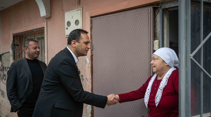 Başkan Eşki Çamdibi’nde saha mesaisinde