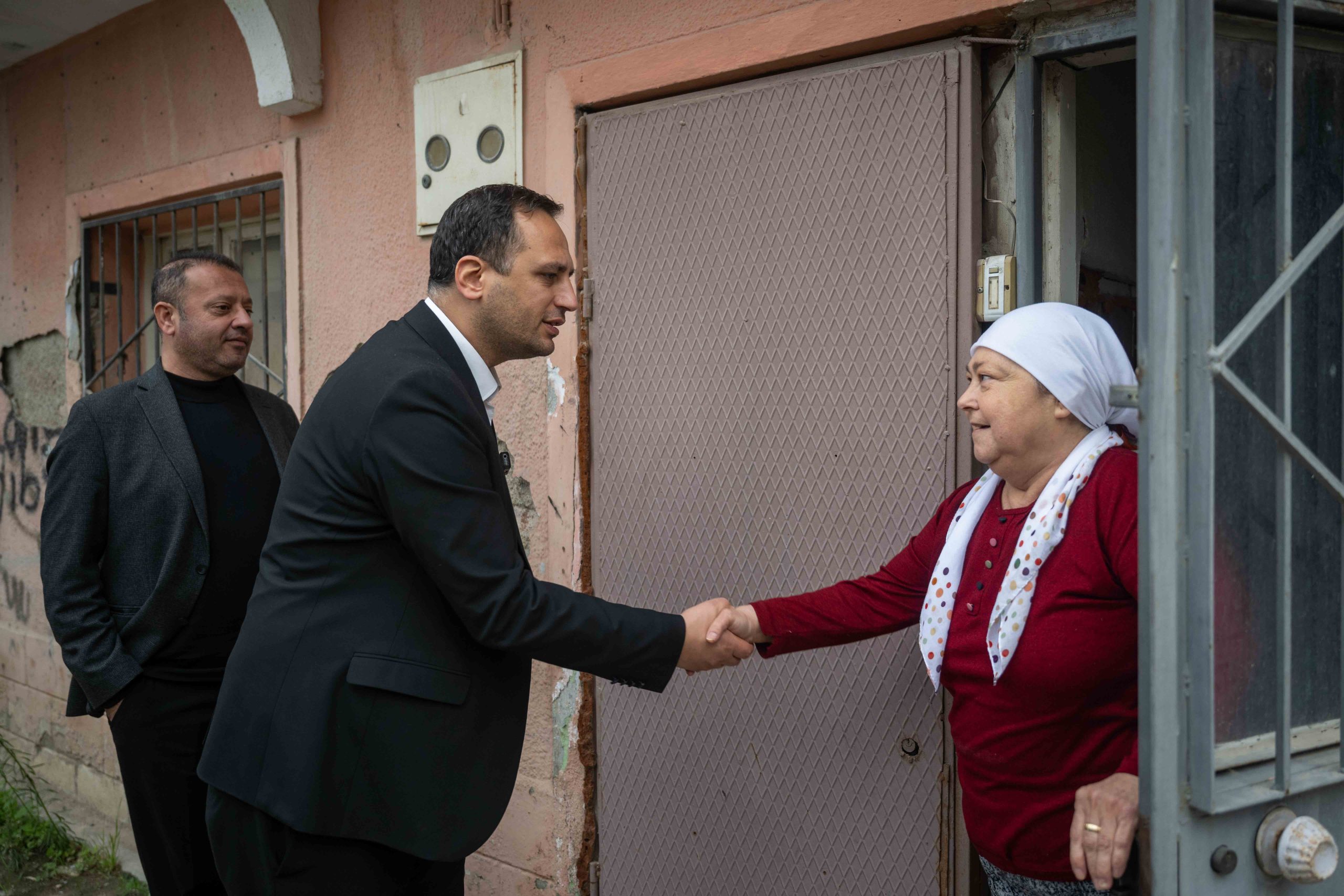 Başkan Eşki Çamdibi’nde saha mesaisinde