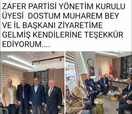 Zafer Partisi’nden, İş İnsanı Kerim Altın’a ziyaret