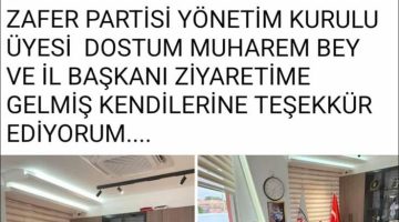 Zafer Partisi’nden, İş İnsanı Kerim Altın’a ziyaret