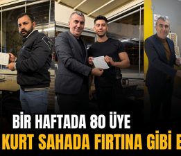 Harbi Kurt Sahada Fırtına Gibi Esiyor; 1 Haftada 80 Üye