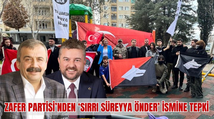 Zafer Partisi’nden ‘Sırrı Süreyya Önder’ İsmine Tepki