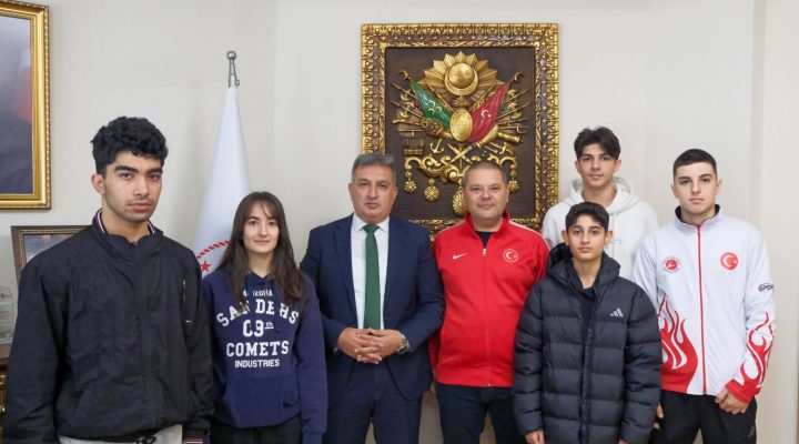 GENÇLİK SPOR İL MÜDÜRÜ ESKİCİ BAŞARILI SPOR KÜLÜBÜNÜ KABUL ETTİ. 