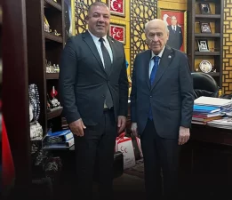 Aydemir Bahçeli’yi ziyaret etti… Terörsüz Türkiye’ye desteğimiz devam edecek