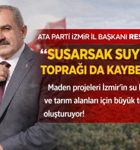 İZMİR’DE MADEN ALARMI: SU HAVZALARI VE TARIM ALANLARI RİSK ALTINDA