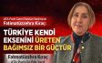 Fatımatüzzehra Kıraç: “TÜRKİYE KENDİ EKSENİNİ ÜRETEN BAĞIMSIZ BİR GÜÇTÜR”