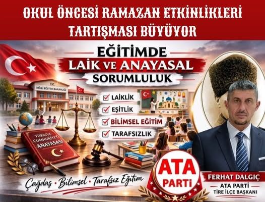 OKUL ÖNCESİ RAMAZAN ETKİNLİKLERİ TARTIŞMASI BÜYÜYOR