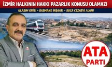 ATA PARTİ İZMİR İL BAŞKANI RESÜL KARA’DAN KAMUSAL ALAN VE ULAŞIM TEPKİSİ