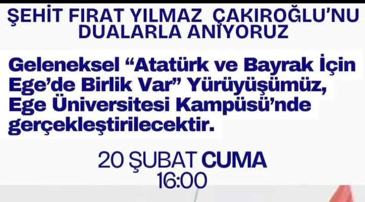 Genç Erdemliler Platformu’ndan Milli Birlik Çağrısı: “Ege’de Birlik Yürüyüşü”ne Tam Destek