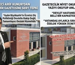 Gazeteci Arif Kunur’dan SonKaleizmir Gazetesine Sert Tepki