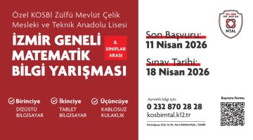 KOSBİ ZÜLFÜ MEVLÜT ÇELİK MTAL’DE MATEMATİK HEYECANI
