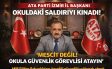 ATA Parti İzmir İl Başkanı Resül KARA’dan Okuldaki Saldırıya Sert Tepki