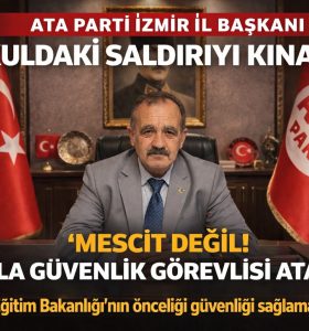 ATA Parti İzmir İl Başkanı Resül KARA’dan Okuldaki Saldırıya Sert Tepki