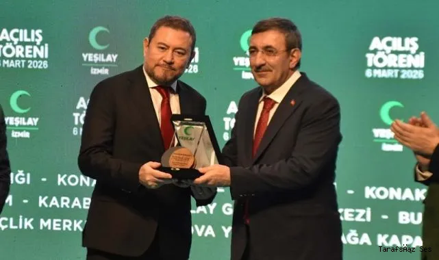Nazım Torbaoğlu, Cumhurbaşkanı Erdoğan’ın ardından Cevdet Yılmaz’dan da plaket aldı