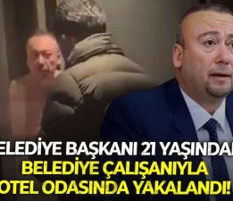 21 yaşındaki belediye çalışanıyla yakalandığı iddia edildi!