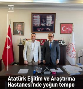 ATATÜRK EĞİTİM VE ARAŞTIRMA HASTAHANESİNDE YOĞUN MESAİ