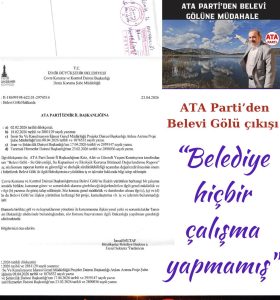ATA PARTİ’DEN BELEVİ GÖLÜ ÇIKIŞI