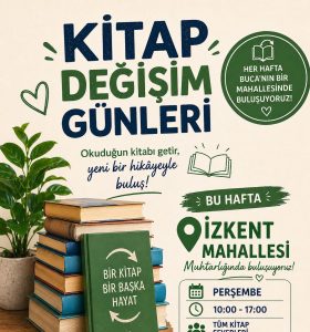 BUCA’DA KİTAP DEĞİŞİM GÜNLERİ BAŞLIYOR