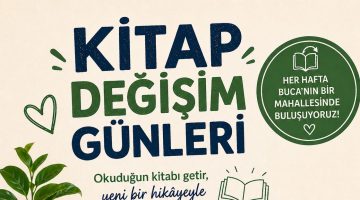 BUCA’DA KİTAP DEĞİŞİM GÜNLERİ BAŞLIYOR