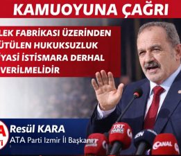 KAMUOYUNA ÇAĞRI MESLEK FABRİKASI ÜZERİNDEN