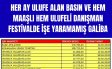 OKUROĞLU’NA AÇIK ÇAĞRI