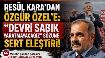 ATA Parti İzmir İl Başkanı Resül Kara’dan CHP’ye “Adalet” Eleştirisi