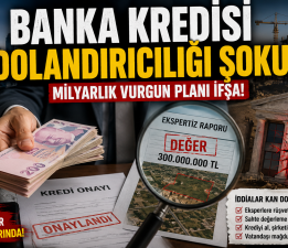 İnşaat firmasının banka kredisi dolandırıcılığı