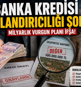 İnşaat firmasının banka kredisi dolandırıcılığı