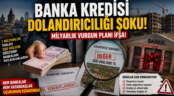 İnşaat firmasının banka kredisi dolandırıcılığı